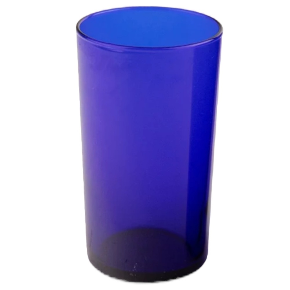 Vintage Libbey Cobalt Blue Drinking Glass